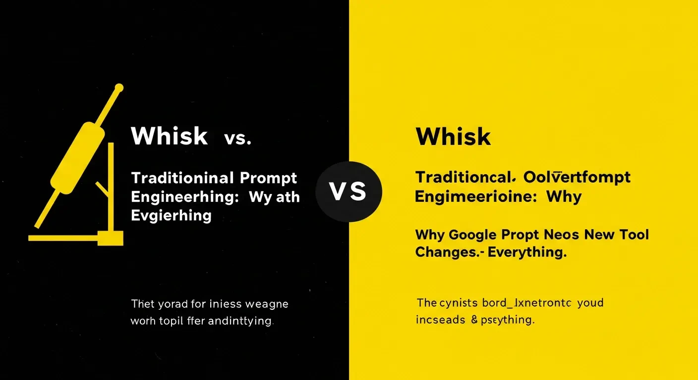whisk ai Whisk vs. Traditional Prompt Engineering